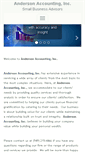 Mobile Screenshot of andersonaccountinginc.com